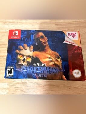 Shadow Man Remastered Switch Collectors Edition Limited Run (opened)